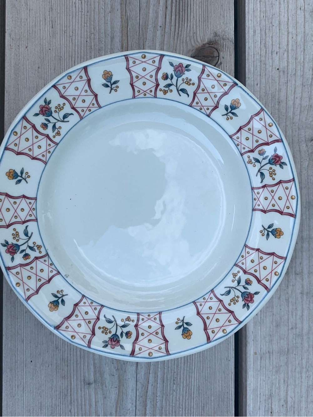 Vintage Adams Ironstone "Anita" Salad Plates – Set of 6